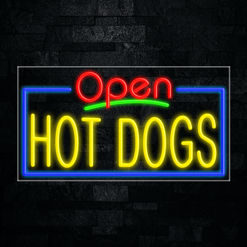 Hot Dogs LED Flex Sign 37″ x 20″