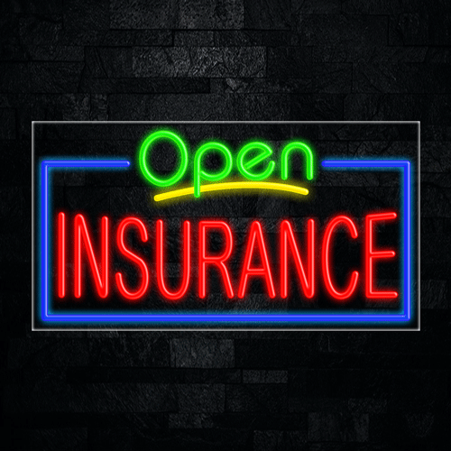 Insurance LED Flex Sign 37″ x 20″