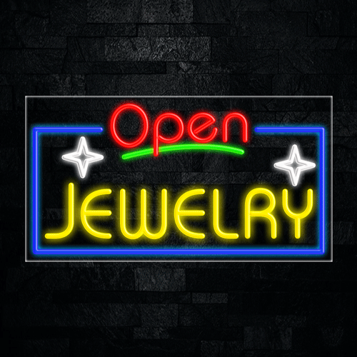 Jewelry LED Flex Sign 37″ x 20″