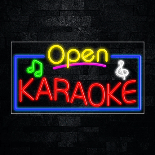 Karaoke LED Flex Sign 37″ x 20″