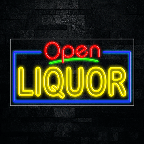 Liquor LED Flex Sign 37″ x 20″