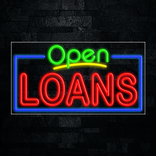 Loans LED Flex Sign 37″ x 20″