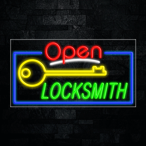 Locksmith LED Flex Sign 37″ x 20″