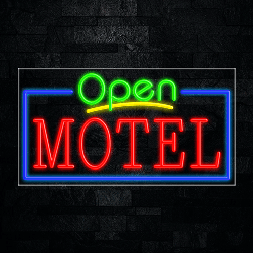 Motel LED Flex Sign 37″ x 20″