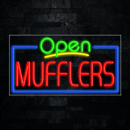 Mufflers LED Flex Sign 37″ x 20″