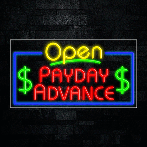 Payday Advance LED Flex Sign 37″ x 20″