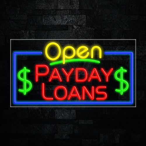 Payday Loans LED Flex Sign 37″ x 20″