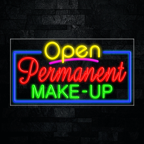 Permanent Make Up LED Flex Sign 37″ x 20″