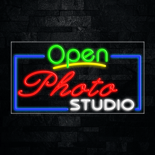 Photo Studio LED Flex Sign 37″ x 20″