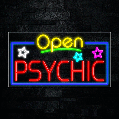 Psychic LED Flex Sign 37″ x 20″