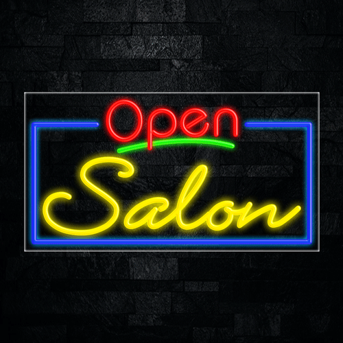 Salon LED Flex Sign 37″ x 20″