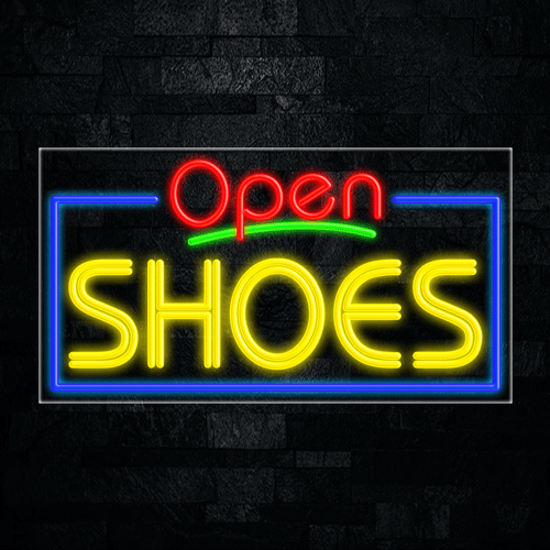 Shoes LED Flex Sign 37″ x 20″