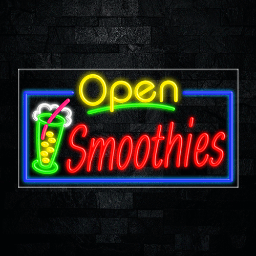 Smoothies LED Flex Sign 37″ x 20″