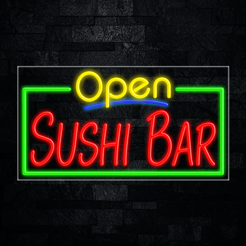 Sushi Bar LED Flex Sign 37″ x 20″