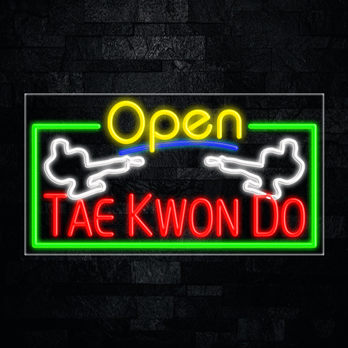 Tae Kwon Do LED Flex Sign 37″ x 20″