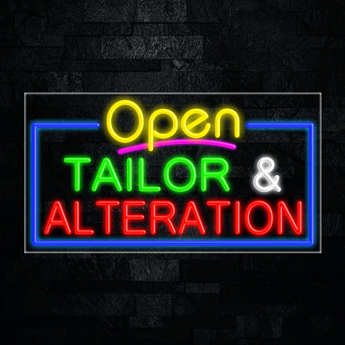 Tailor & Alteration LED Flex Sign 37″ x 20″