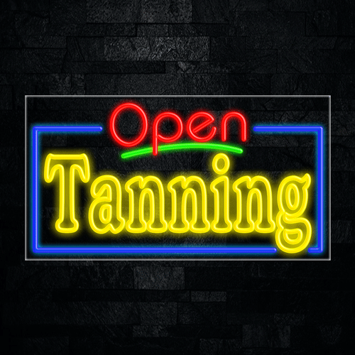 Tanning LED Flex Sign 37″ x 20″