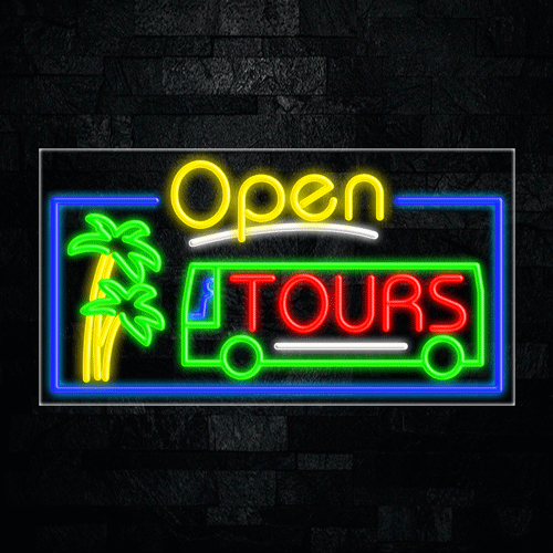 Tours LED Flex Sign 37″ x 20″