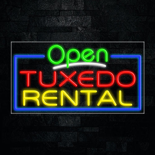 Tuxedo Rental LED Flex Sign 37″ x 20″