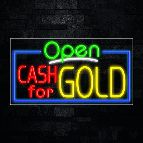 Cash for Gold LED Flex Sign 37″ x 20″