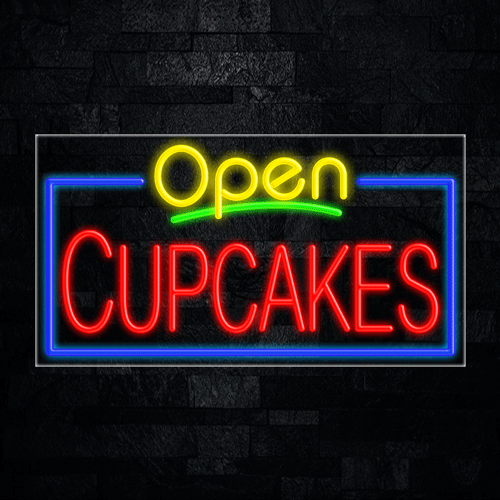 Cupcakes LED Flex Sign 37″ x 20″