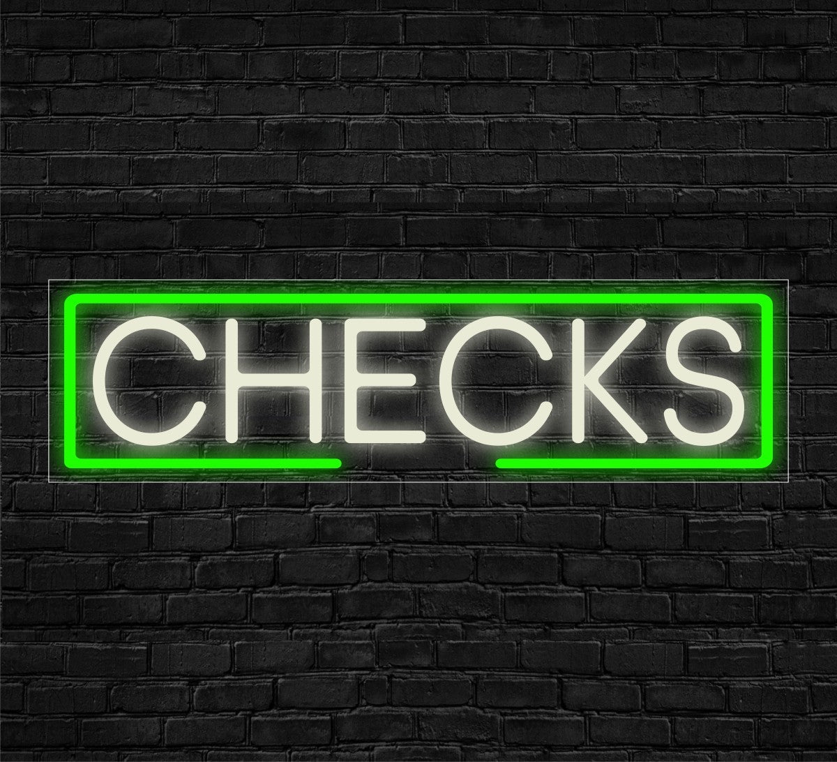 Checks LED Flex Signs 10"x 24"