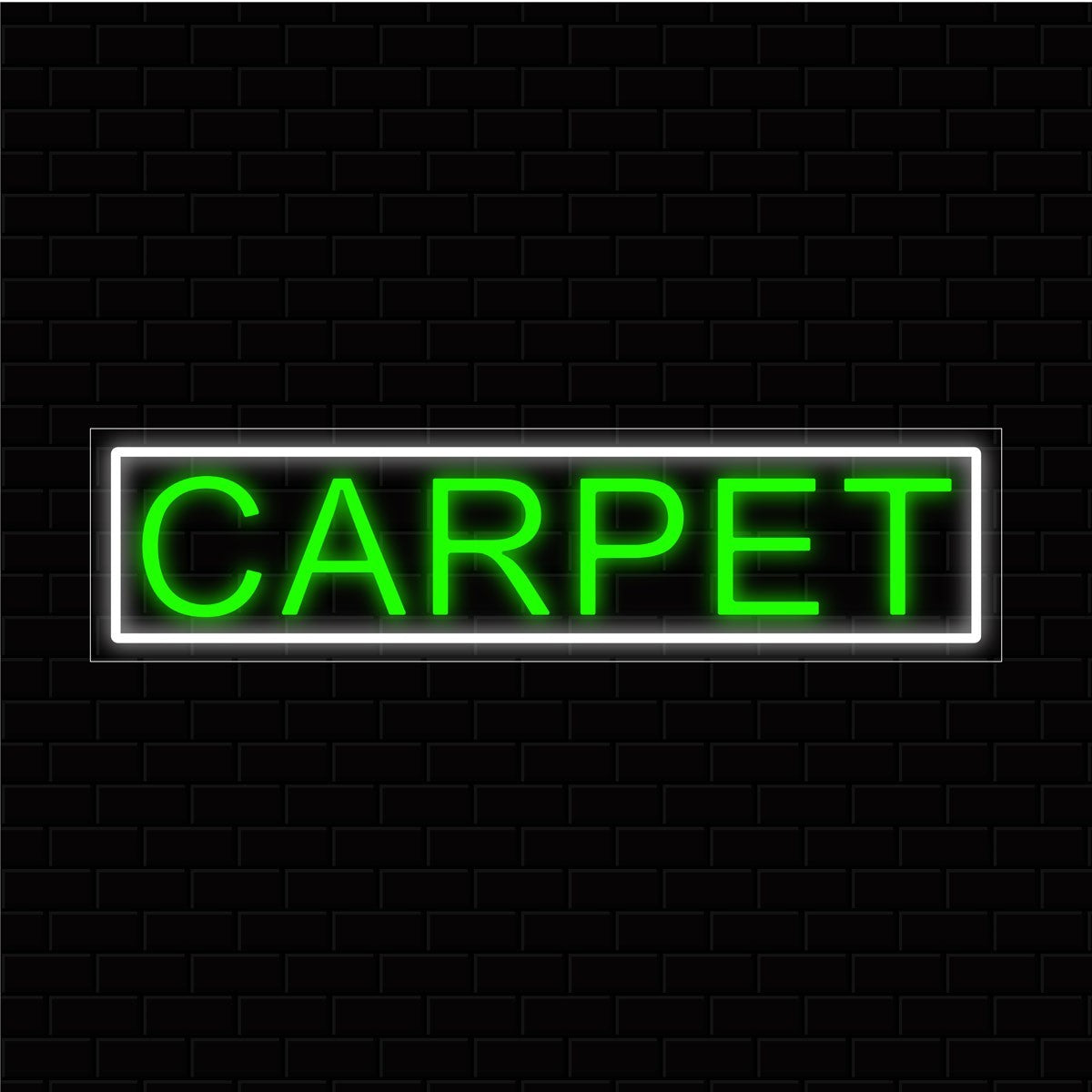 Carpet LED Flex Signs 10"x 24"