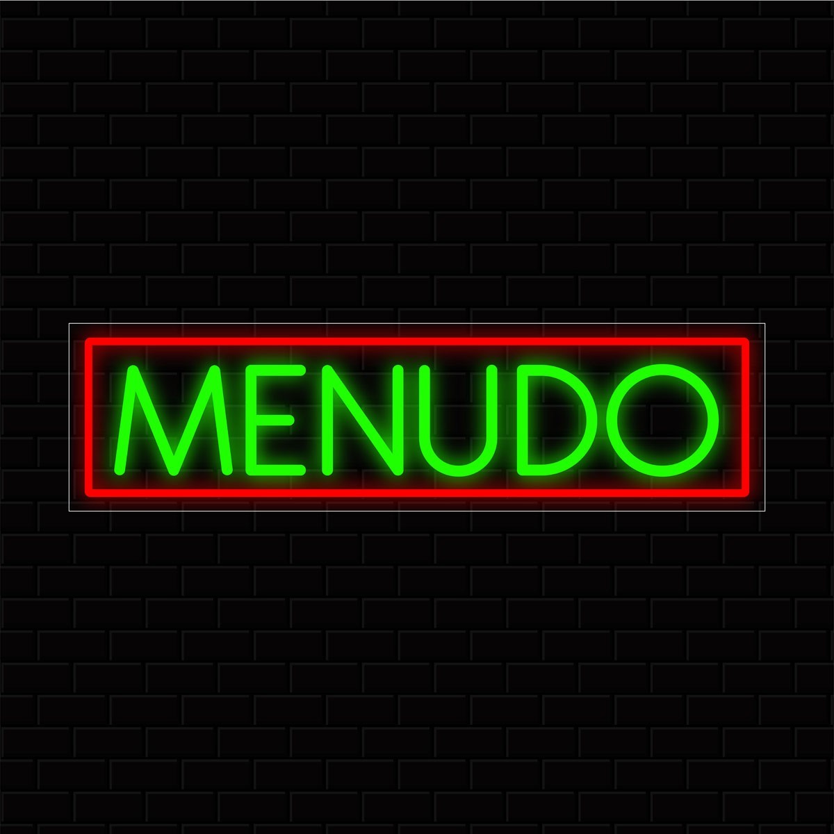 Menudo  LED Flex Signs 10"x 24"