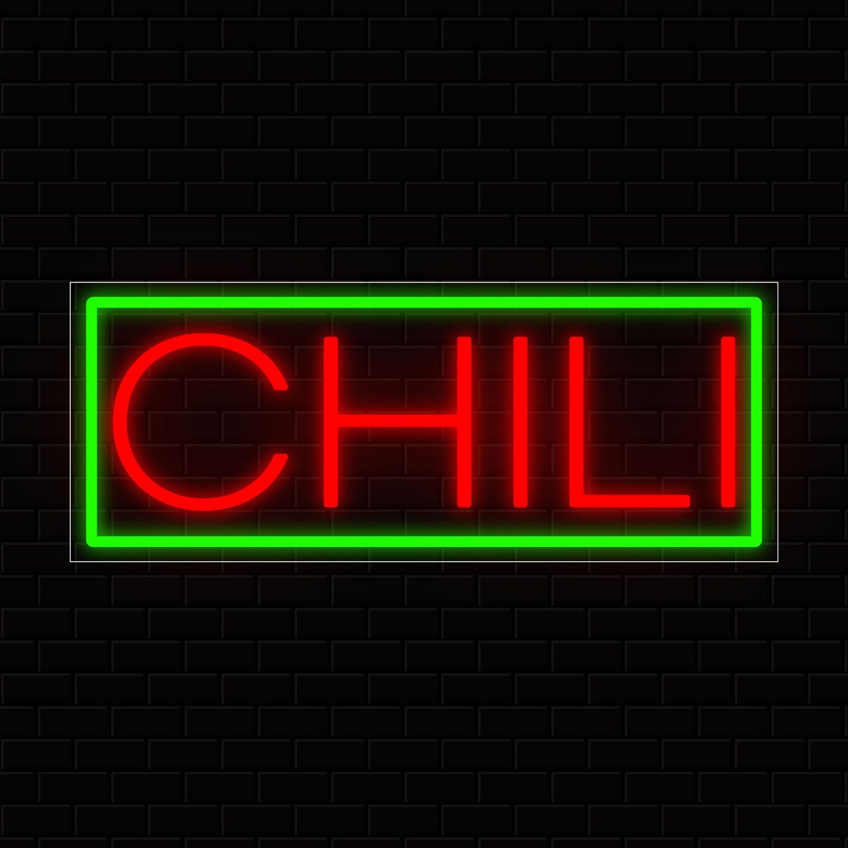 Chili  LED Flex Signs 10"x 24"