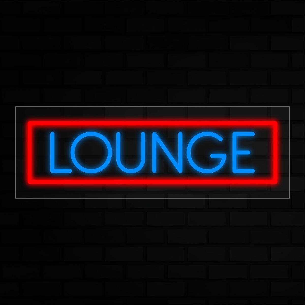 Lounge  LED Flex Signs 10"x 24"