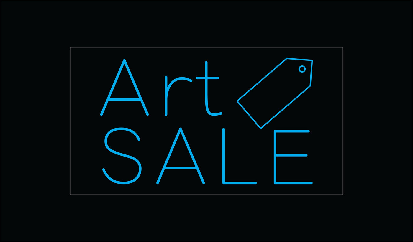 Art Sale LED Flex Sign 37″ x 20″