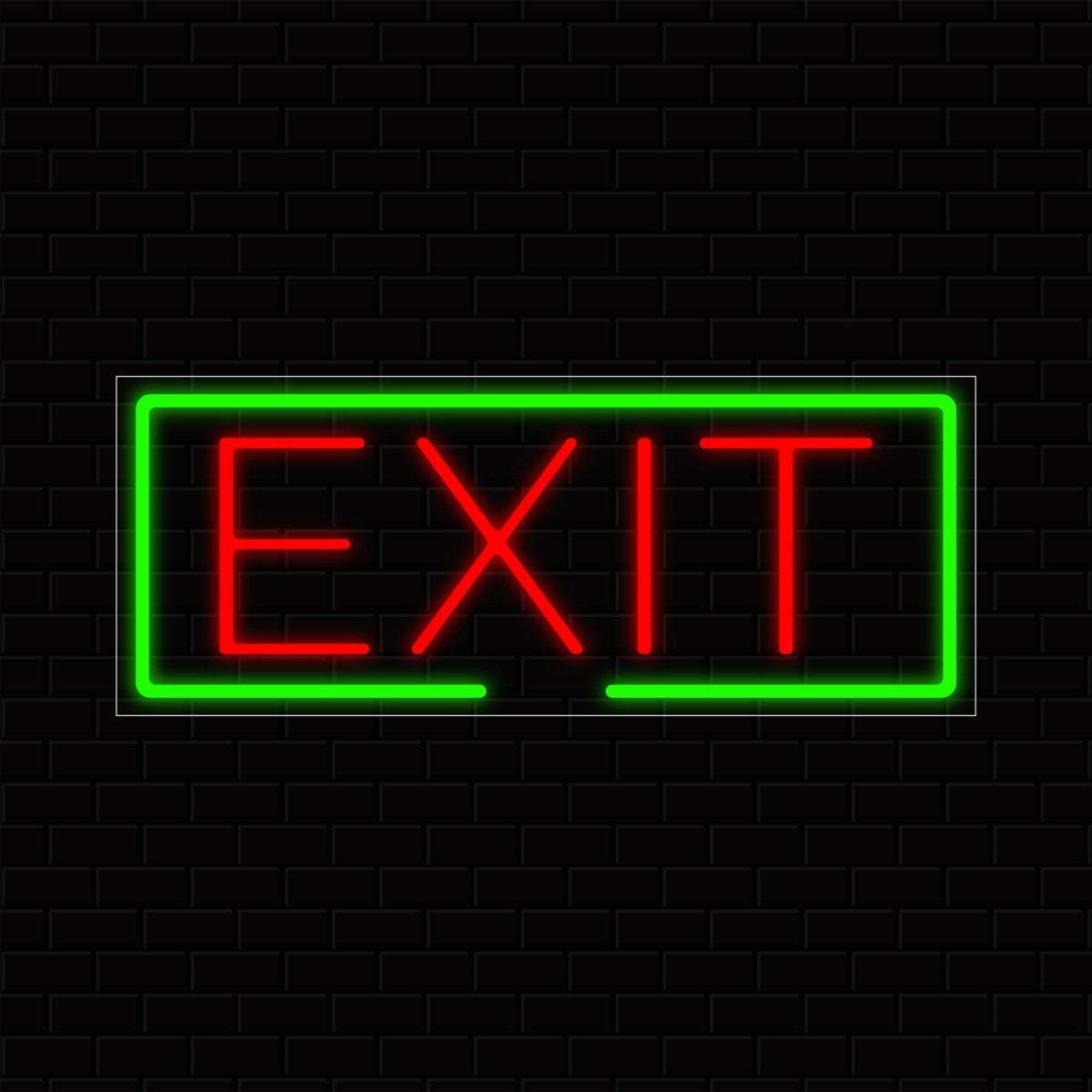 Exit  LED Flex Signs 10"x 24"