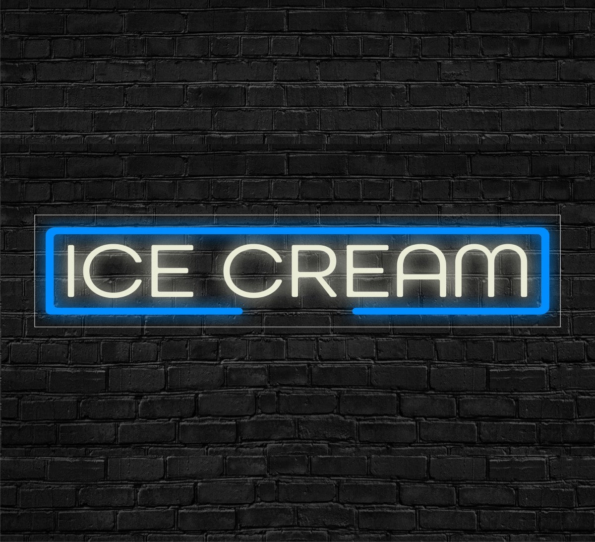 Ice Cream LED Flex Signs 10"x 24"