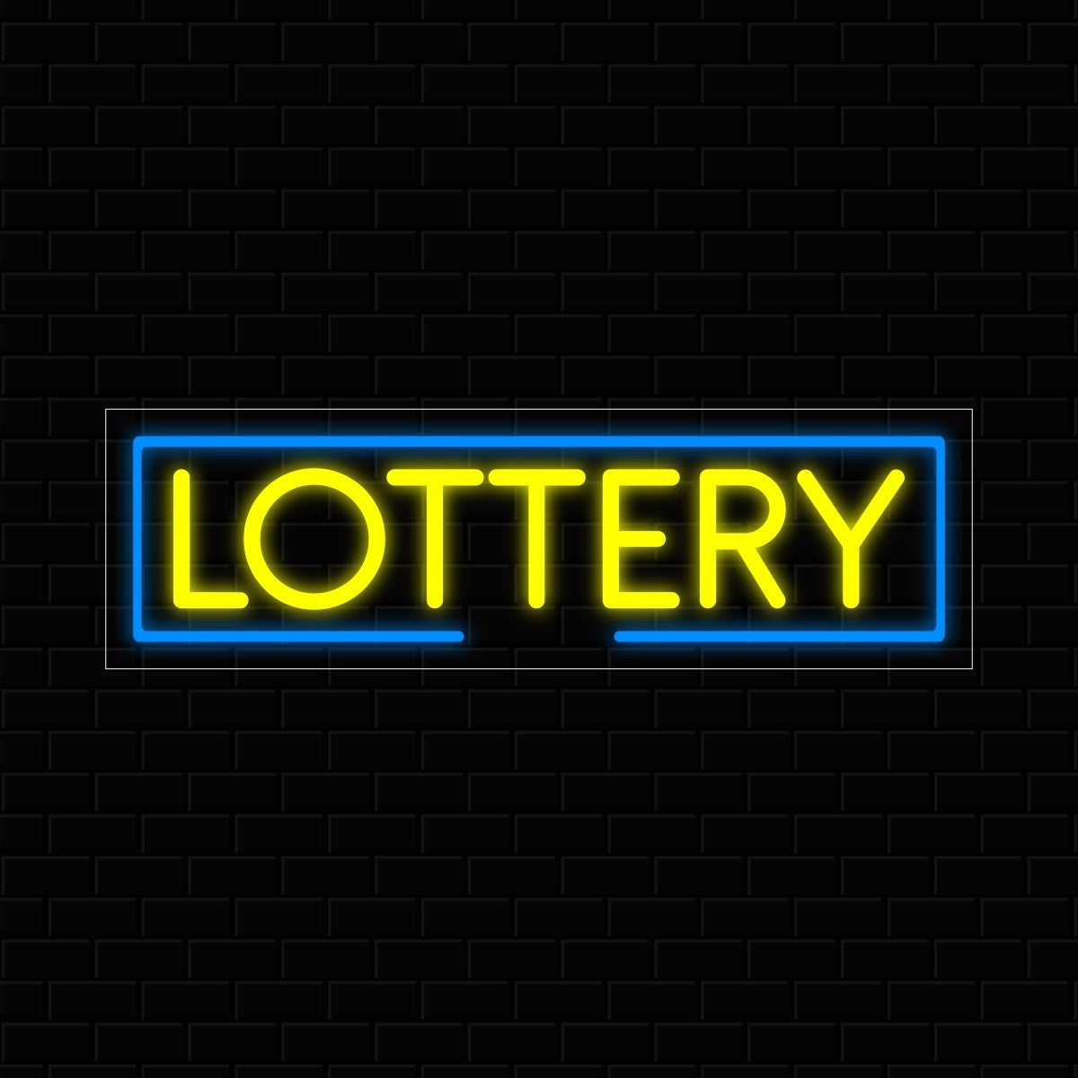 Lottery  LED Flex Signs 10"x 24"