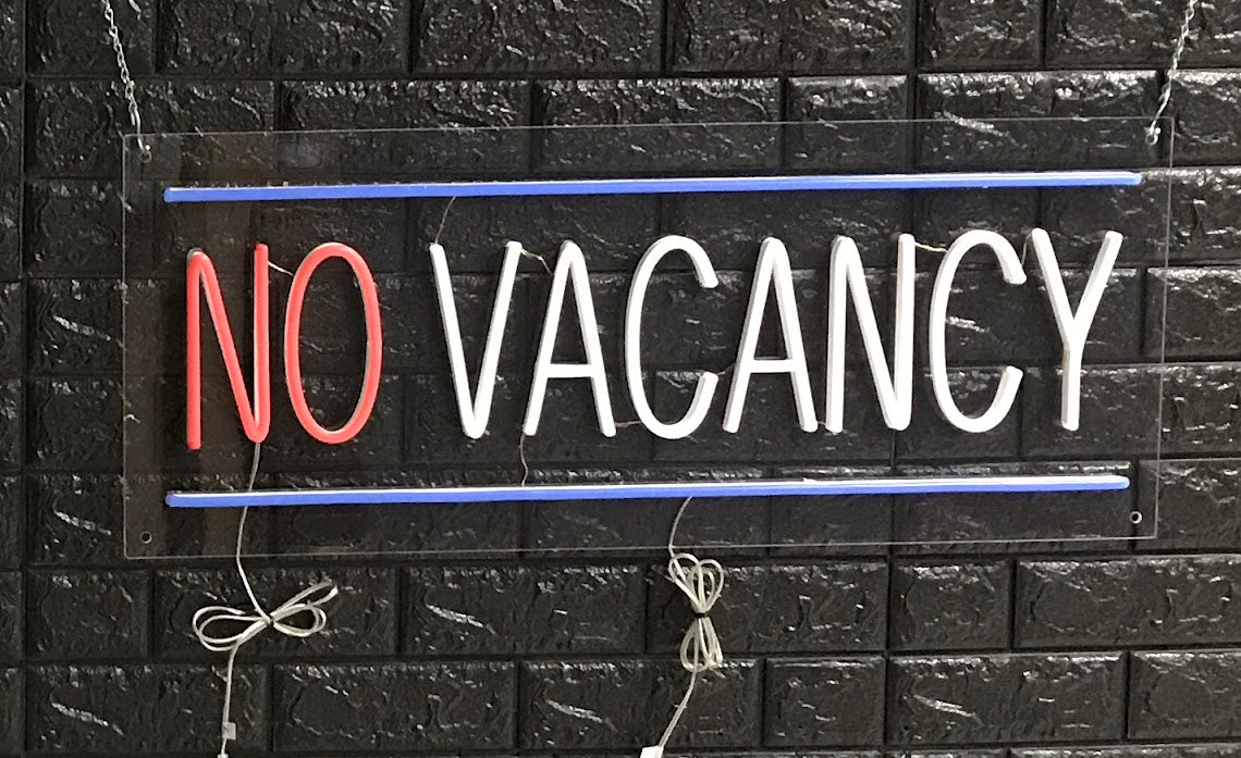 No Vacancy LED Flex Sign 32″ x 13″