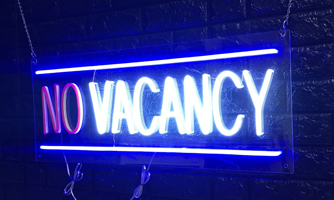 No Vacancy LED Flex Sign 32″ x 13″