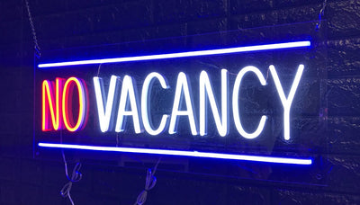 No Vacancy LED Flex Sign 32″ x 13″