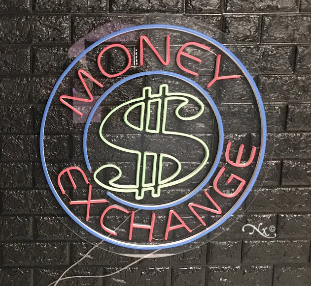 Money Exchange LED Flex Sign 26″ x 26″