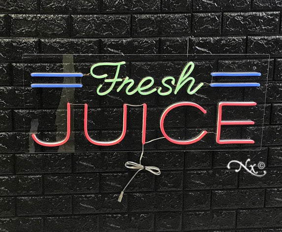 Fresh Juice LED Flex Sign 32″ x 13″