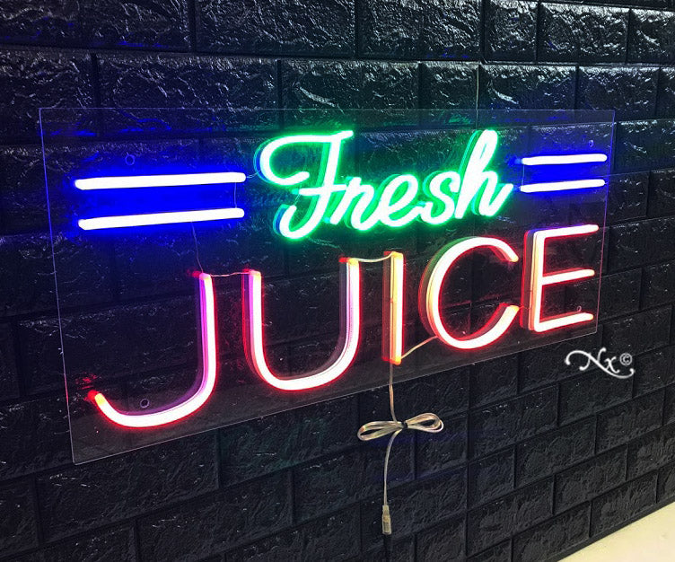 Fresh Juice LED Flex Sign 32″ x 13″