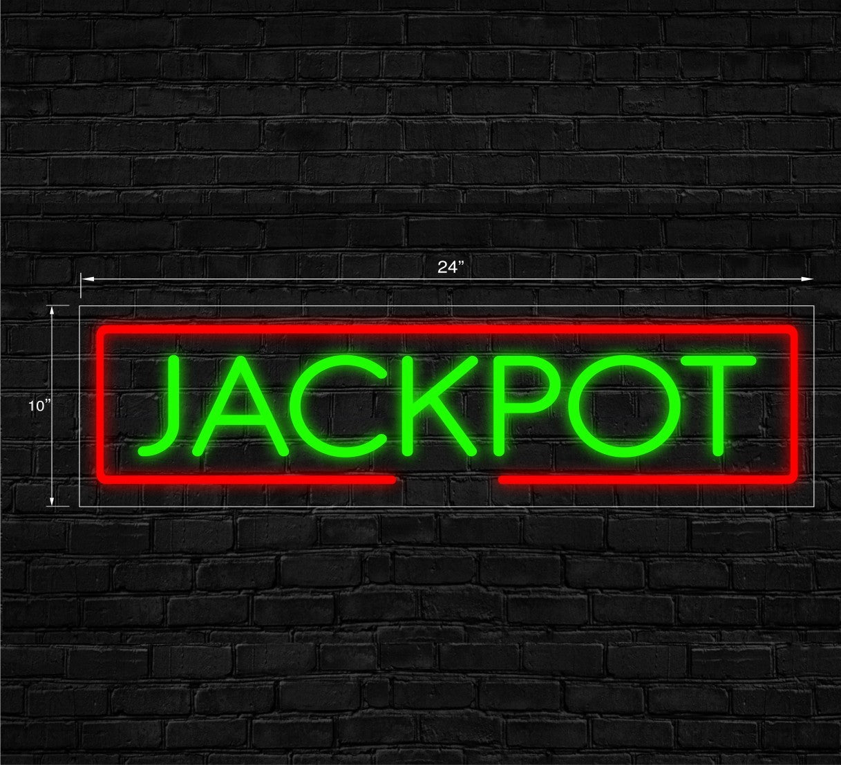 Jackpot LED Flex Signs 10"x 24"