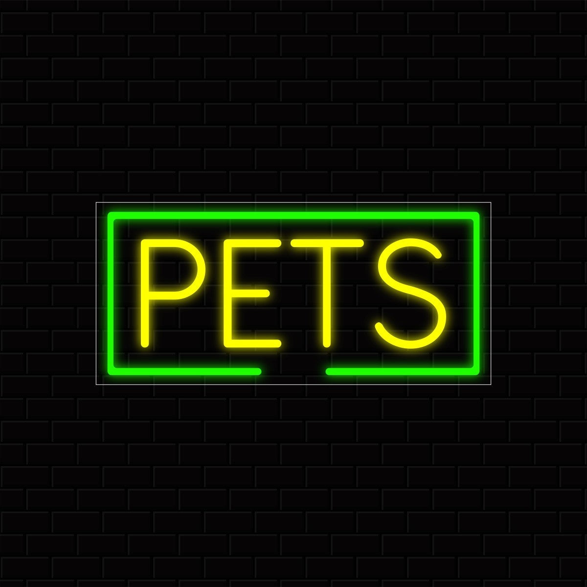 Pets  LED Flex Signs 10"x 24"