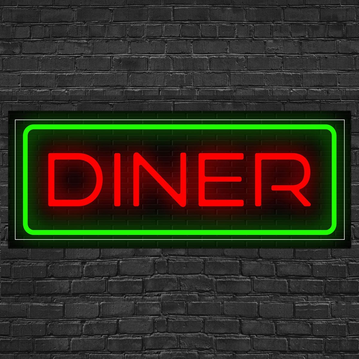 Diner  LED Flex Signs 10"x 24"