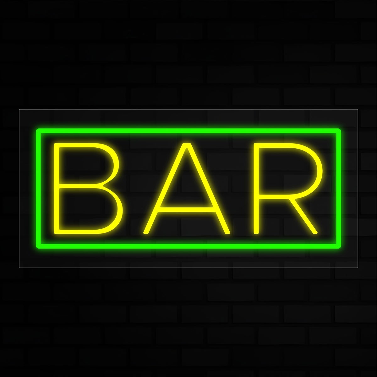 Bar  LED Flex Signs 10"x 24"