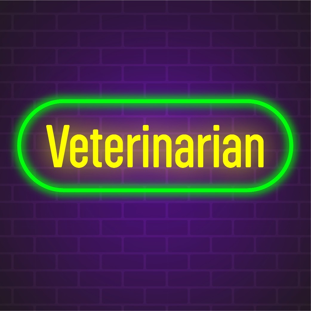 Veterinarian LED Flex Sign 13″ x 32″