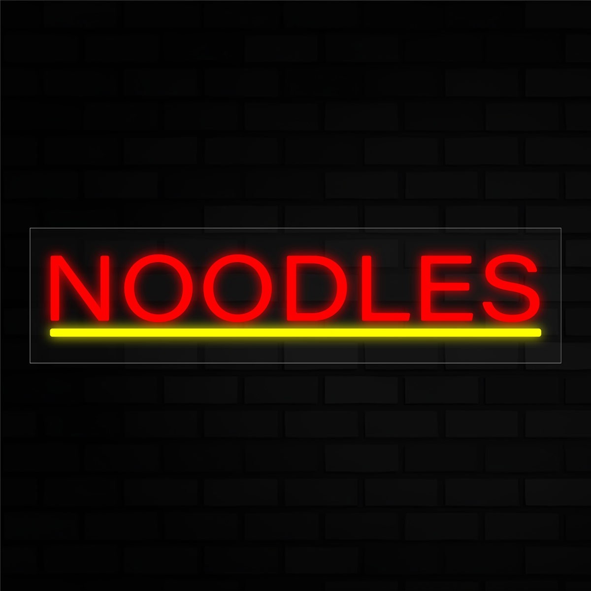 Noodles  LED Flex Signs 10"x 24"