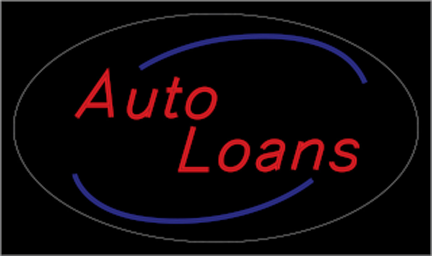 Auto Loans LED Flex Sign 30″ x 17″