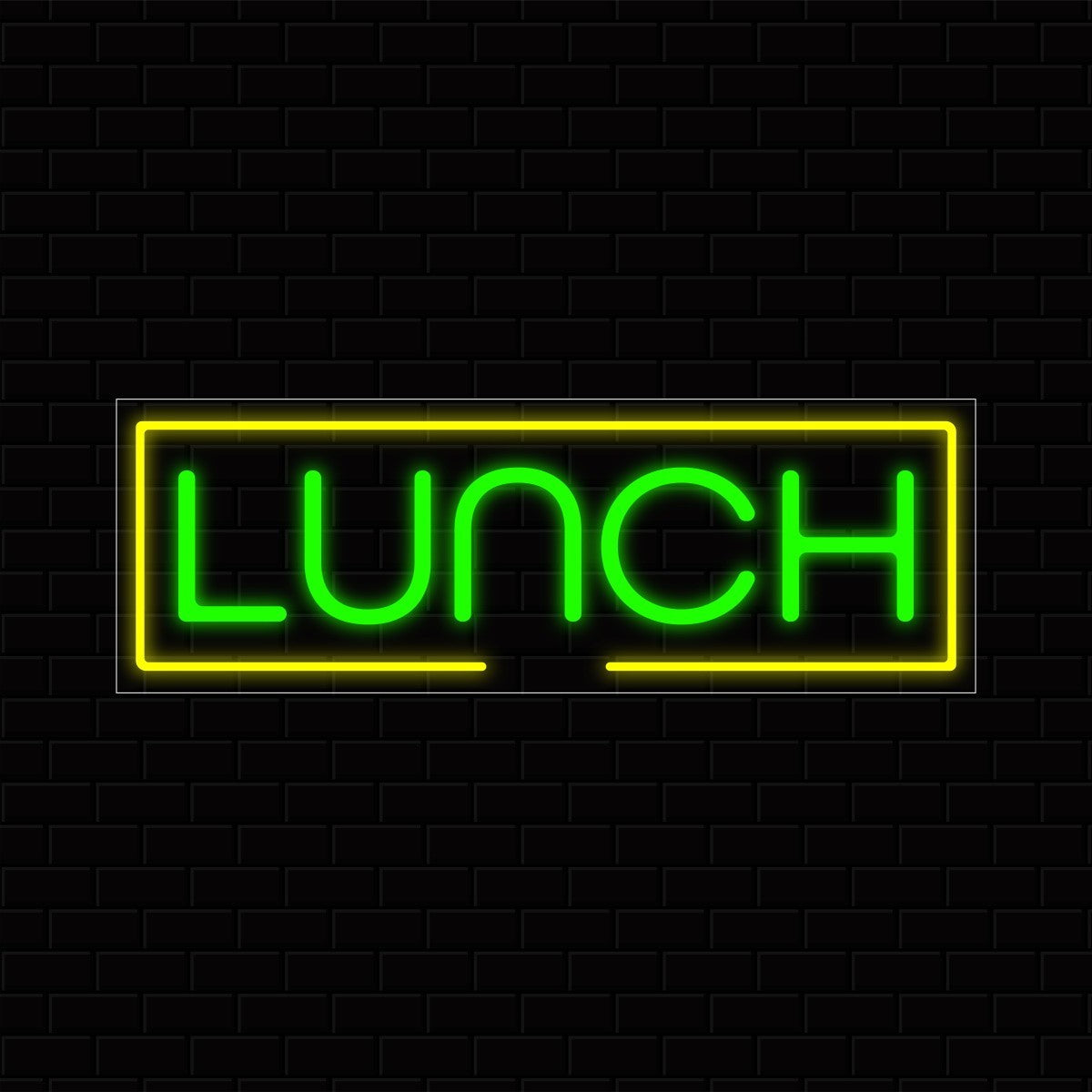 Lunch LED Flex Signs 10"x 24"