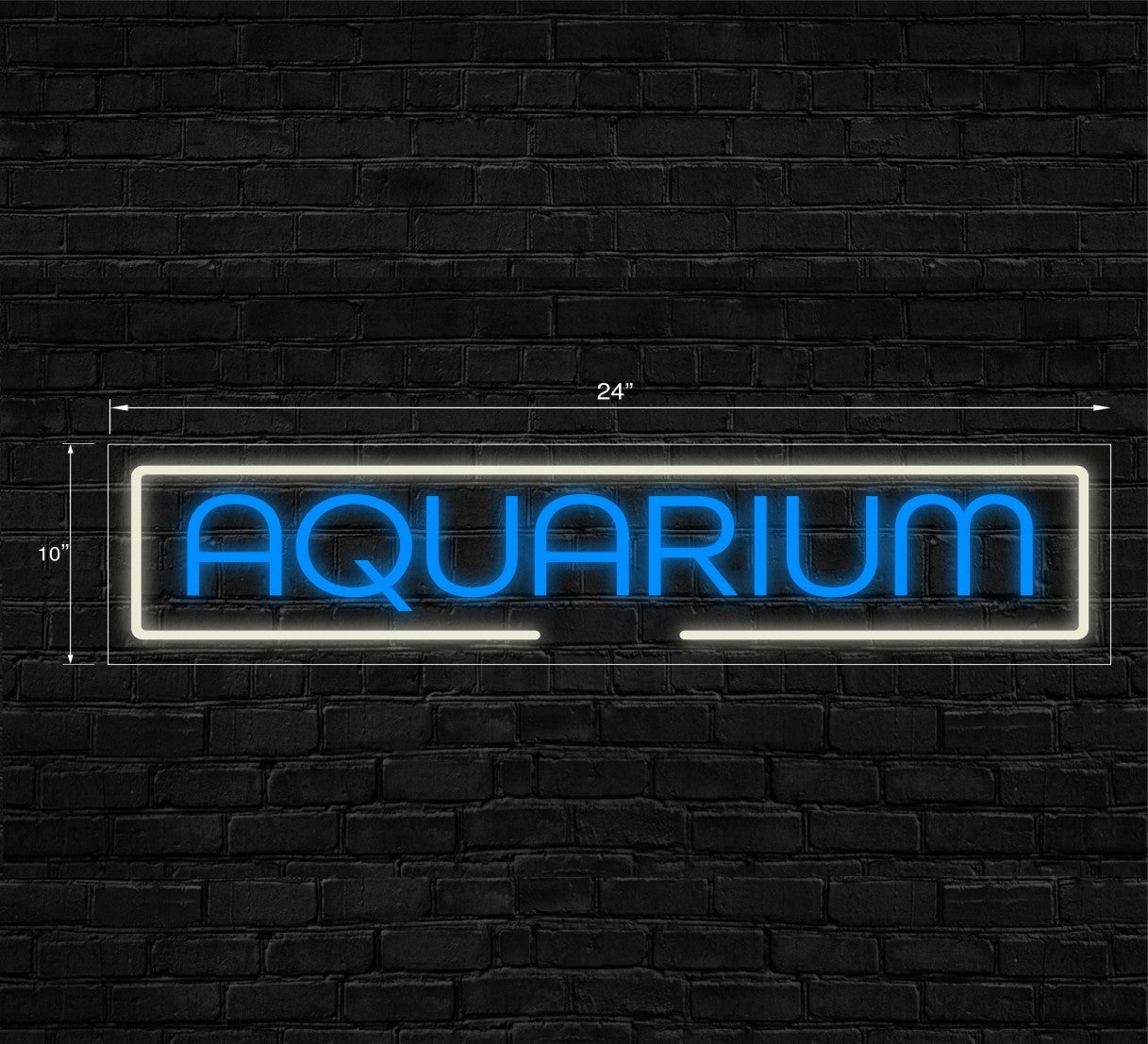 Aquarium LED Flex Signs 10"x 24"