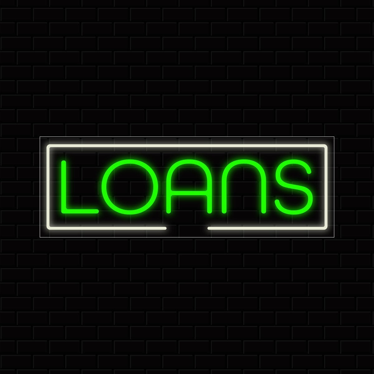 Loans LED Flex Signs 10"x 24"